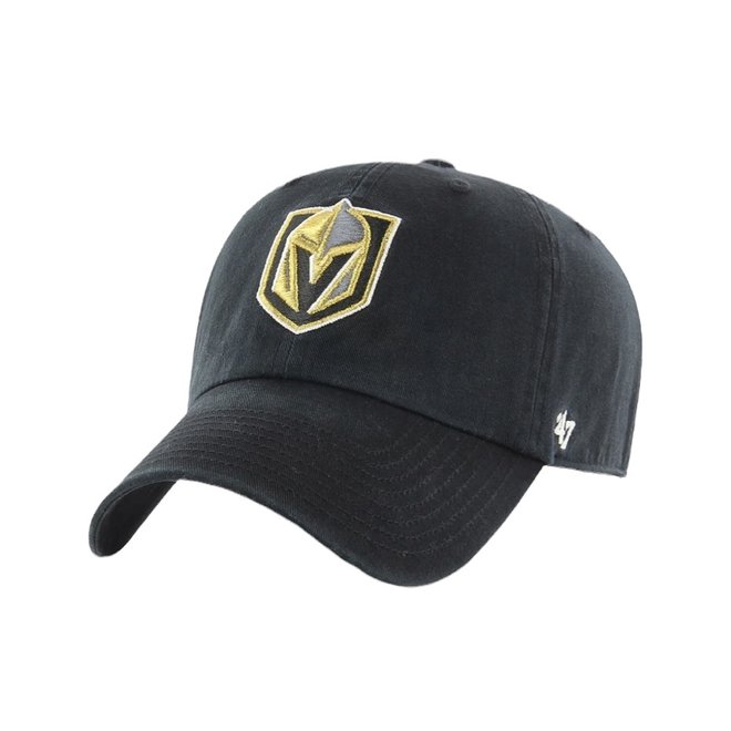 47BRAND VEGAS GOLDEN KNIGHTS CLEAN UP ADJUSTABLE HAT BLACK