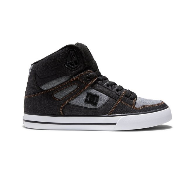 DC PURE HIGH TOP WC BLACK ARMOUR BLACK(1AB)
