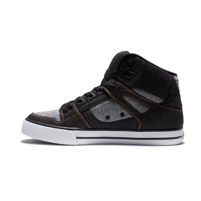 DC PURE HIGH TOP WC BLACK ARMOUR BLACK(1AB)