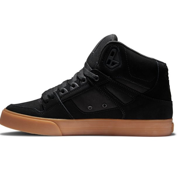 DC PURE HIGH TOP WC BLACK/GUM(BGM)