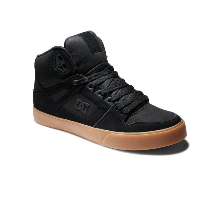 DC PURE HIGH TOP WC BLACK/GUM(BGM)