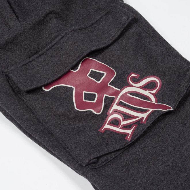 RDS OG CARGO SWEATPANTS BLACK HEATHER/MAROON