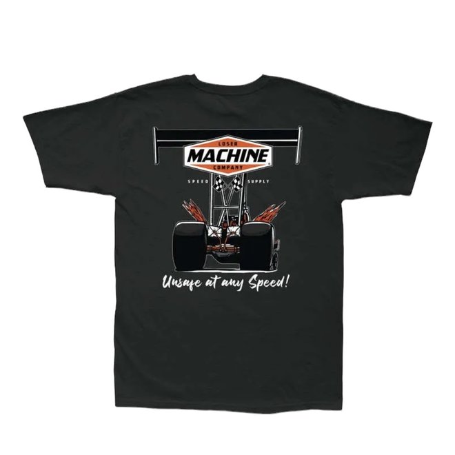 LOSER MACHINE TOP FUEL SS TEE BLACK