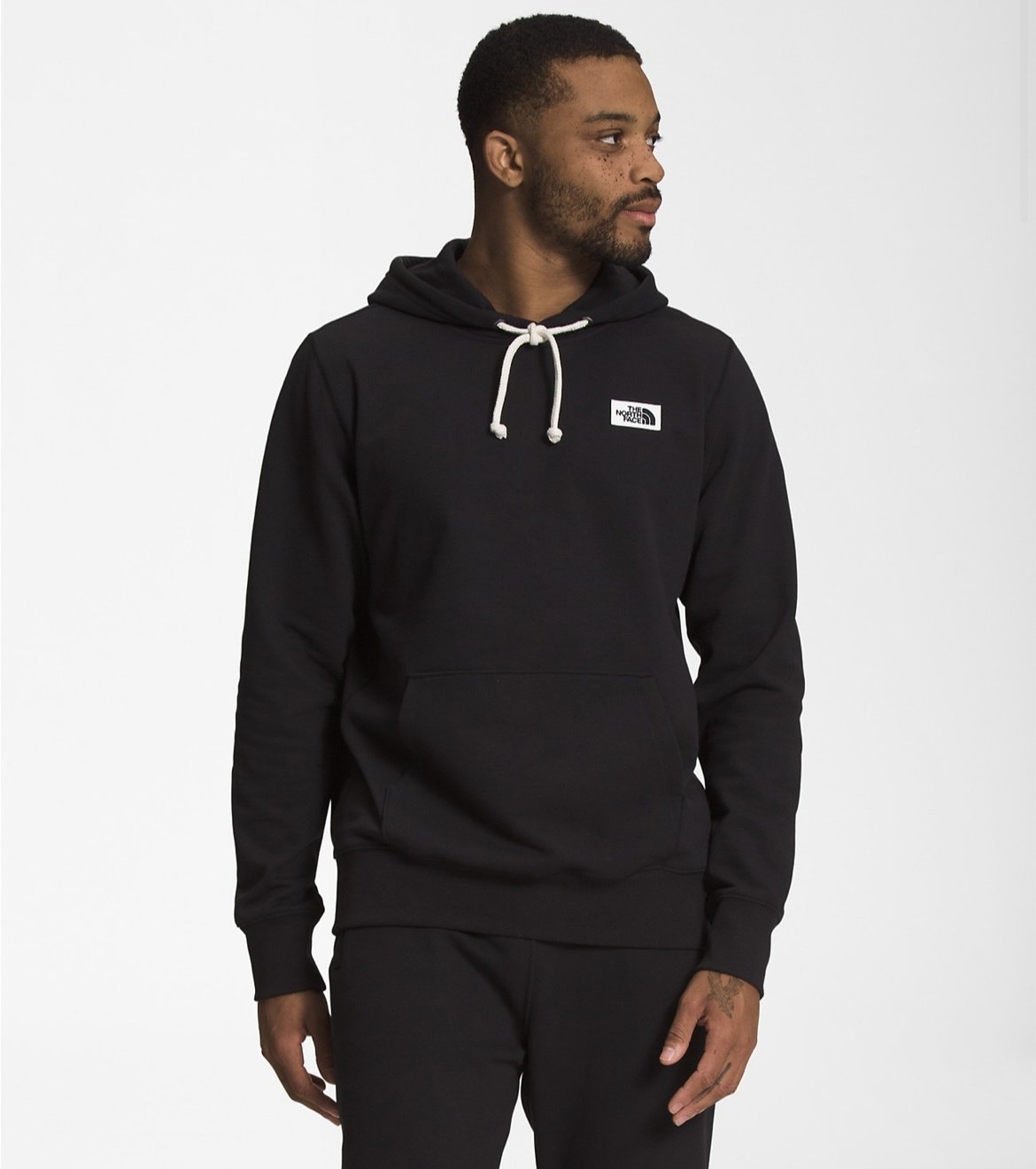 NORTH FACE HERITAGE PATCH PO HOODY TNF BLACK - Laces