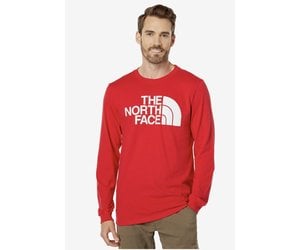 The North Face Fine T-Shirt, TOCEQ5LB1 White / Red
