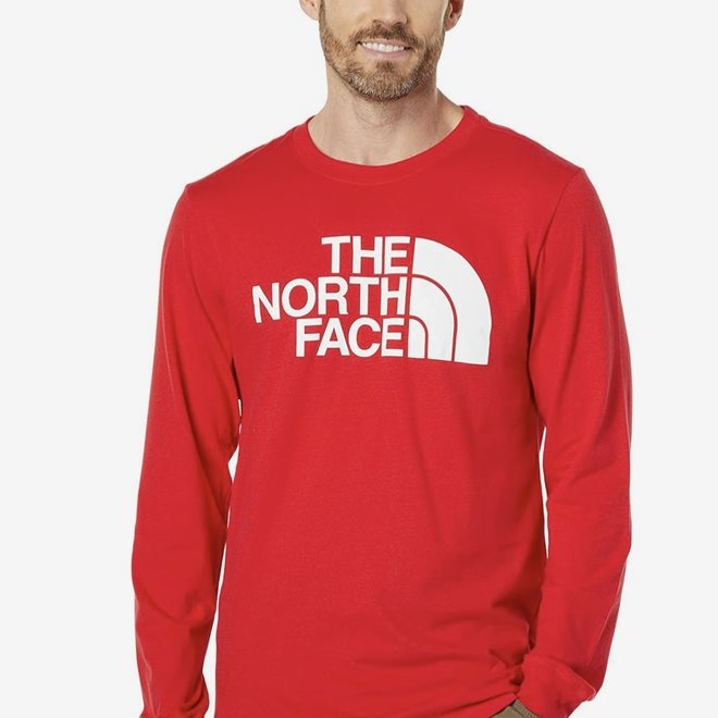 NORTH FACE HALF DOME LS TEE TNF RED TNF WHITE