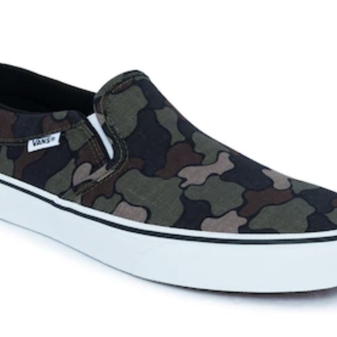 VANS ASHER WASHED DUCK CAMO BLACK