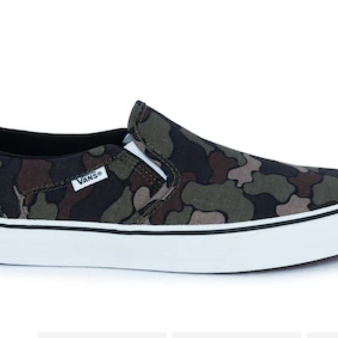 VANS ASHER WASHED DUCK CAMO BLACK