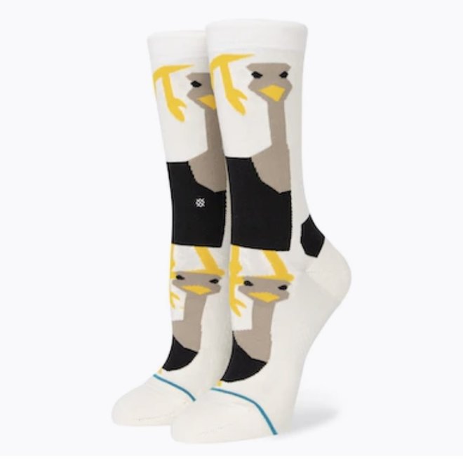 STANCE PEPPER THE OSTRICH SOCK OFF WHITE