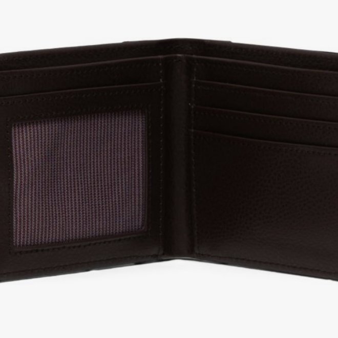 HANK II WALLET BLACK/ CHICORY COFFEE