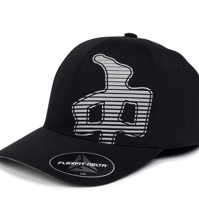 DELTA MEGA REFLECTIVE FLEXFIT HAT BLACK