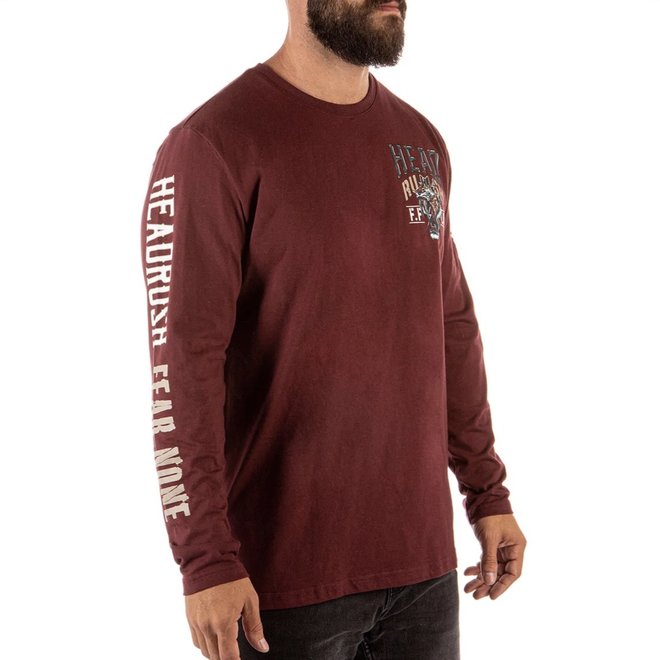 THE WILD THiNG LS TEE DARK RED