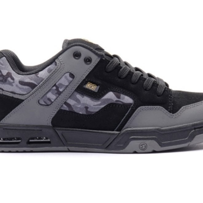 DVS ENDURO HEIR BLACK CHARCOAL CAMO NUBUCK - Laces