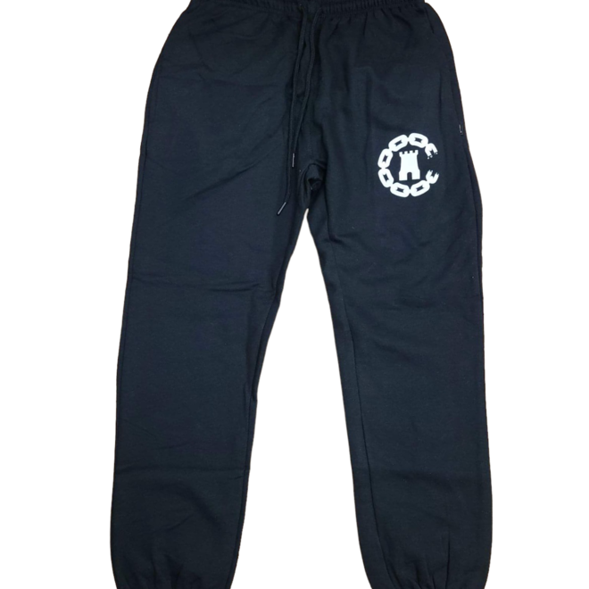 AINT NO SUCH THING SWEATPANTS BLACK/WHITE