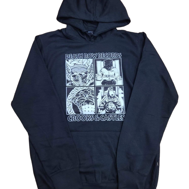 DEATH ROW CROOKS PO HOODY BLACK