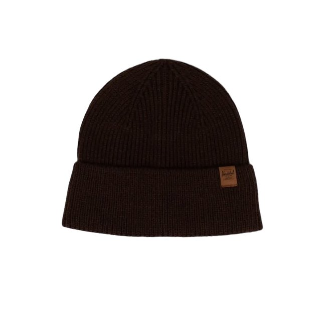 POLSON SUEDE BEANIE CHI COFFEE