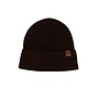 POLSON SUEDE BEANIE CHI COFFEE