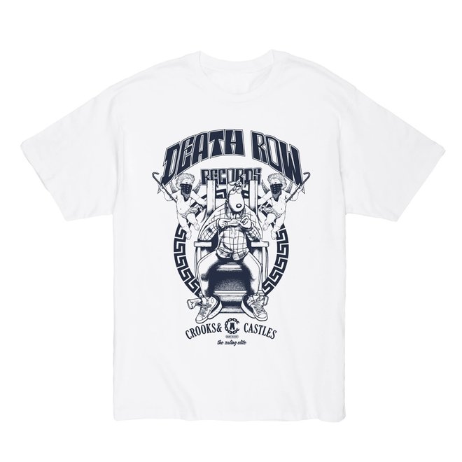 CROOKS DEATH ROW X CROOKS 3 SS TEE WHITE