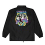 PSYCHEDELIC GARDEN COACH JACKET BLACK