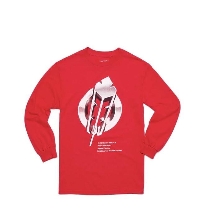 CHROMETF  LS TEE RED