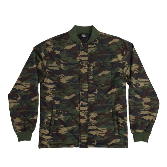 QUILTED FLAMES NOT A DOT JACKET CAMO