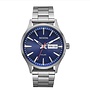 SENTRY SOLAR STAINLESS STEAL WATCH NAVY SUNRAY/SILVER