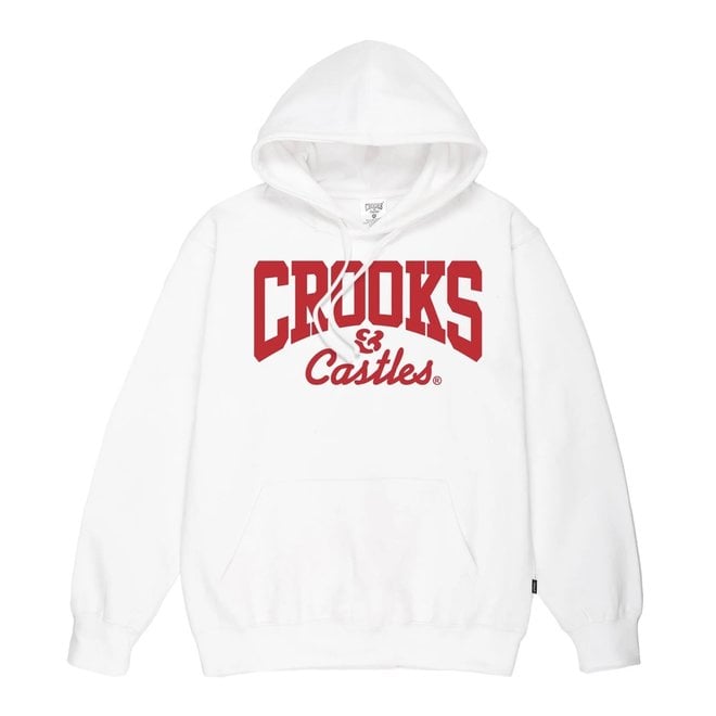 COLORFUL CORE LOGO PO HOODY WHITE/RED