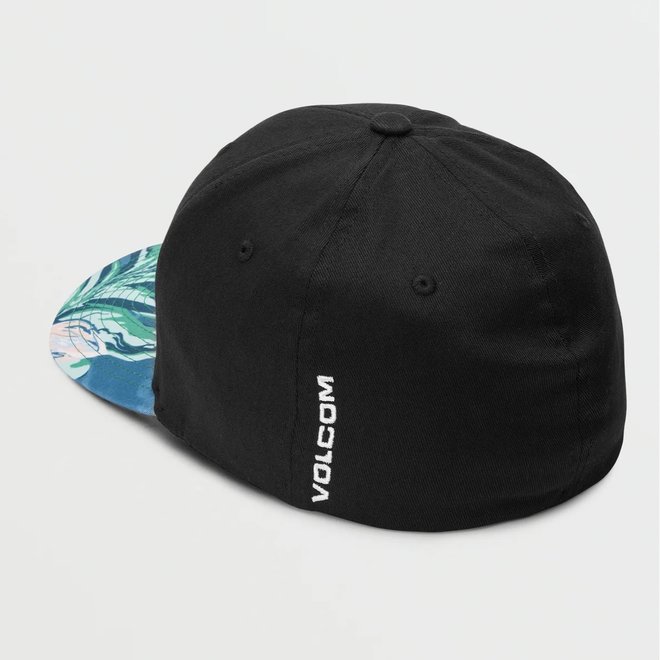 FULL STONE PRINT FLEXFIT HAT BLK