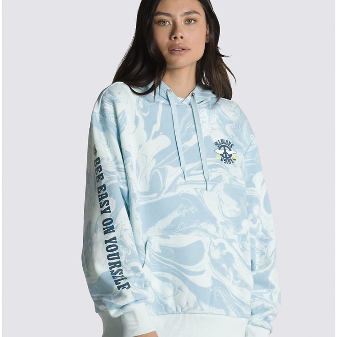 Marble print store hoodie