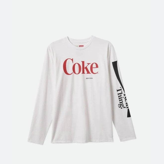 X COCA COLA REAL THING LS TEE WHITE