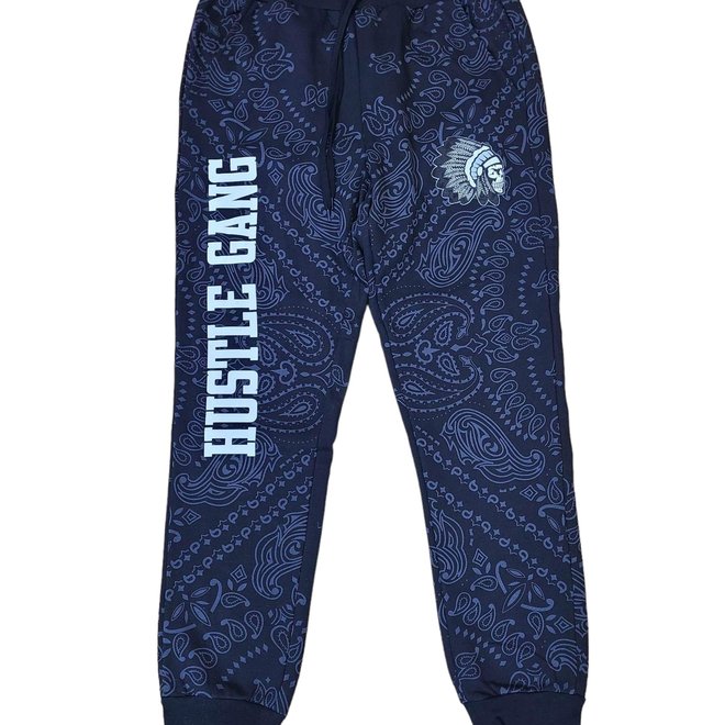 FALLEN SWEATPANTS BLACK PAISLEY