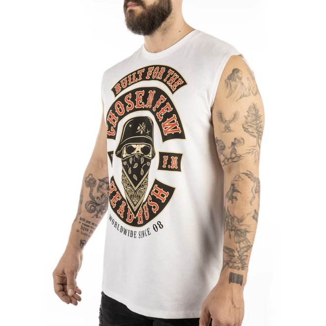 THE JUDGE CREW TANK WHITE