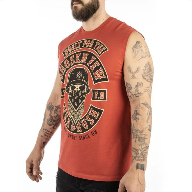 THE JUDGE CREW TANK RED