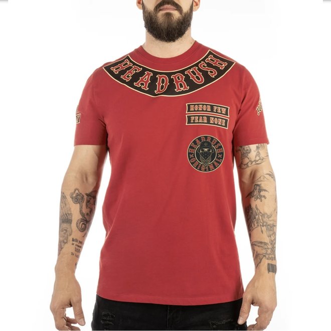 THE JUDGE CREW NECK SS TEE RED