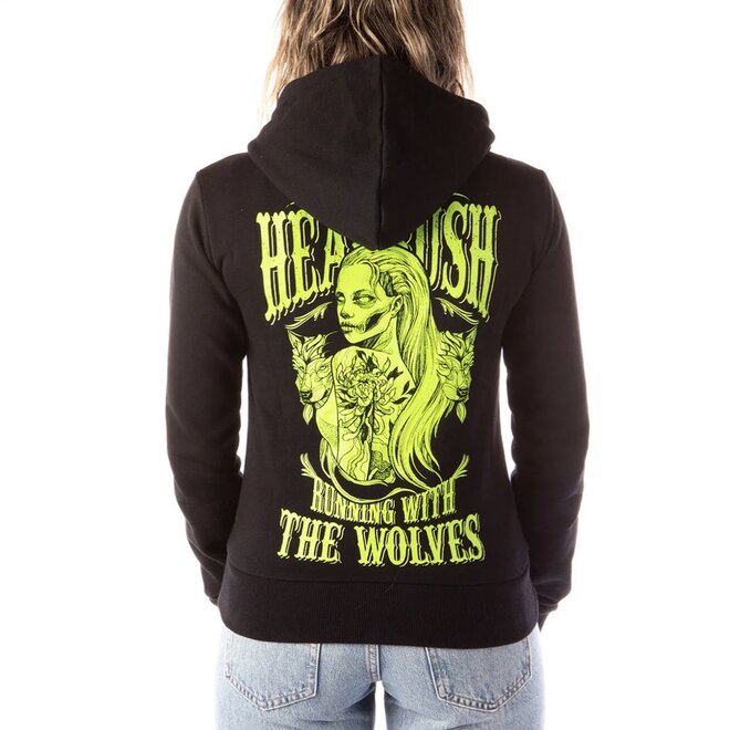 RUNNING WITH THE WOLVES PO HOODY BLACK