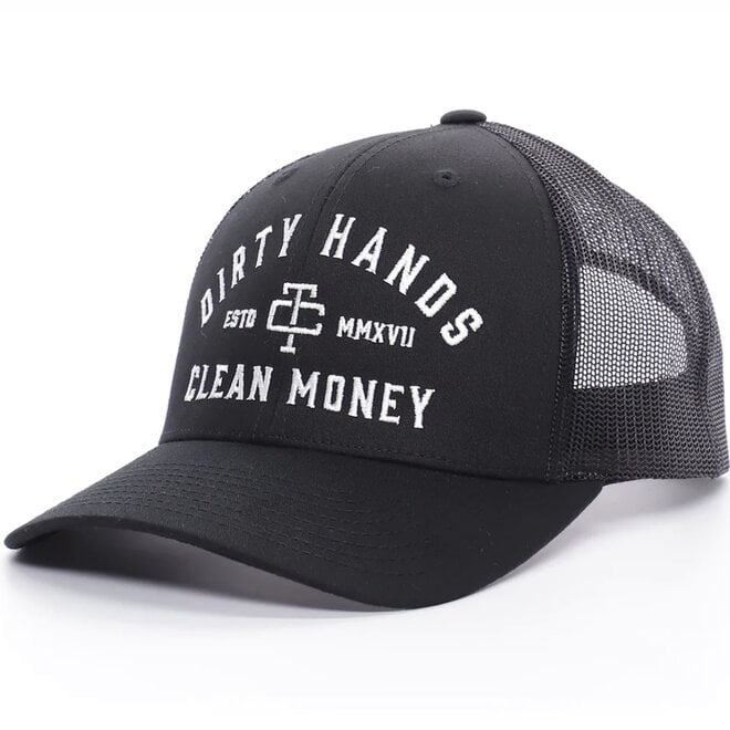 DHCM CURVED BRIM SNAPBACK HAT BLACK