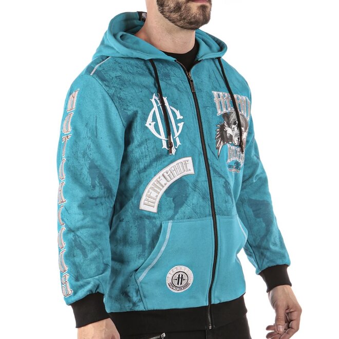 THE SCAVENGER ZU HOODY TURQUOISE