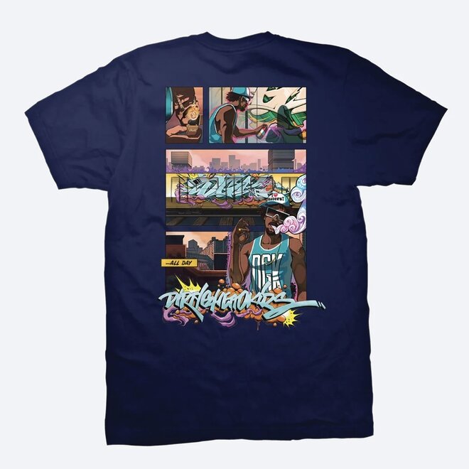 WILDSIDE SS TEE NAVY