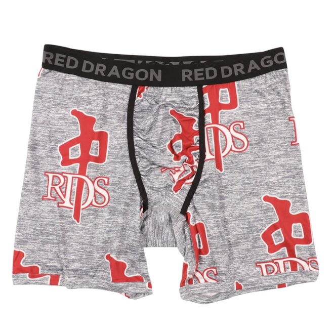 BOXER BRIEF ALL OG DARK HEATHER/RED