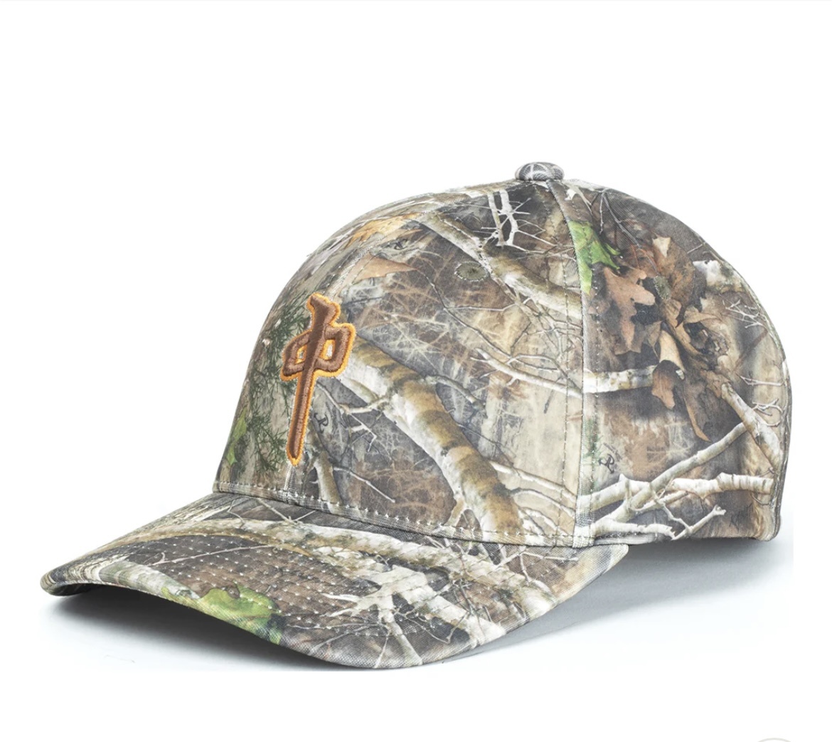 RDS OG PUFFY FLEXFIT HAT TRUE TIMBER/ORANGE Laces