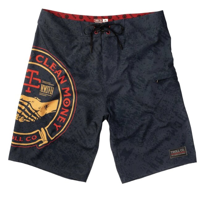 HAGGLER BOARDSHORT NAVY/ORANGE