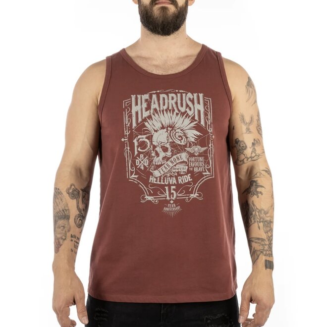 THE MOHAWK ANNIVERSARY COLLECTION TANK DARK RED