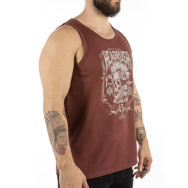 THE MOHAWK ANNIVERSARY COLLECTION TANK DARK RED