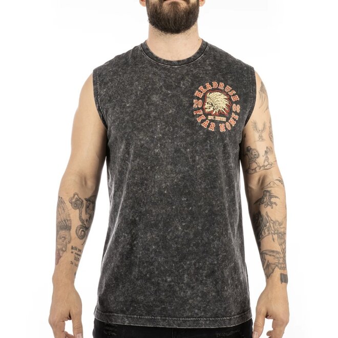 THE CHIEF CREW TANK BLACK RED