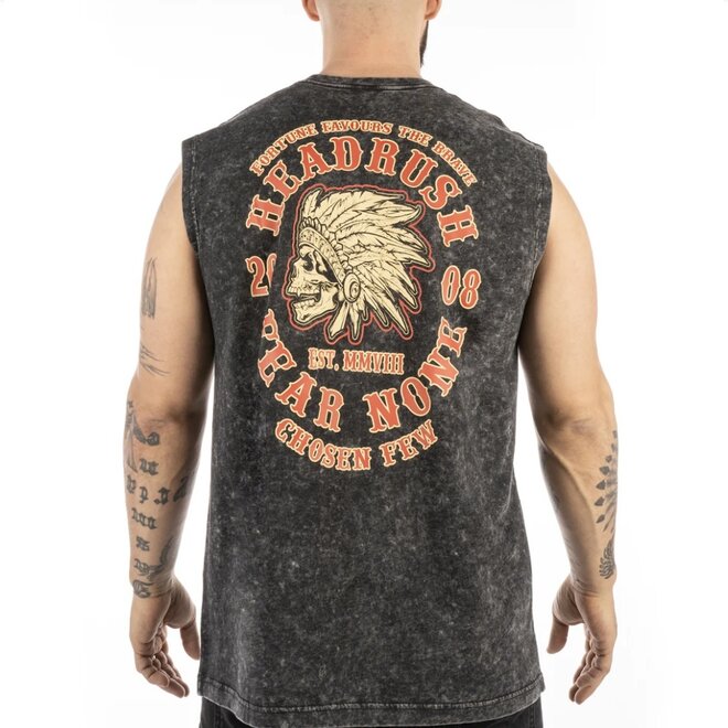 THE CHIEF CREW TANK BLACK RED