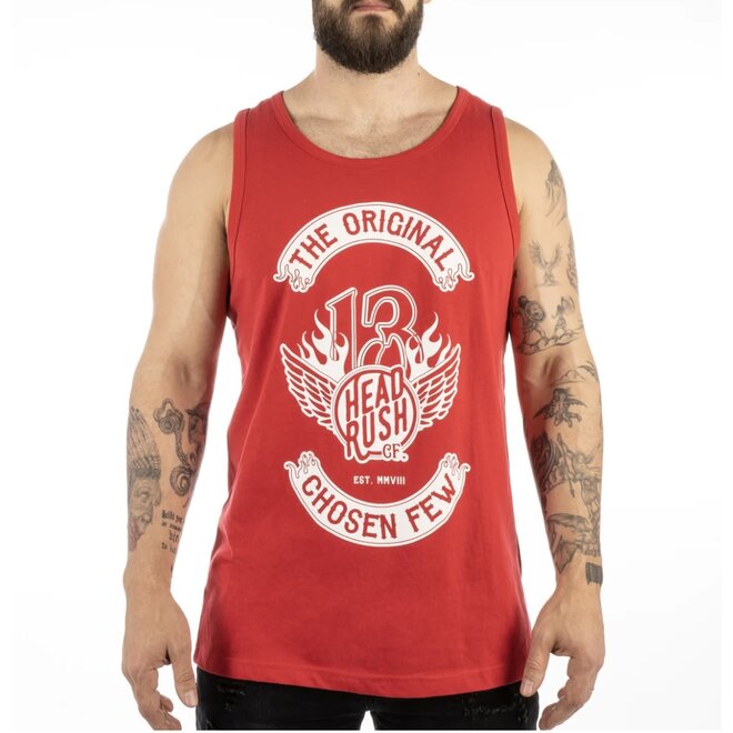 VINTAGE BIKER-THE FLAMING WINGS TANK