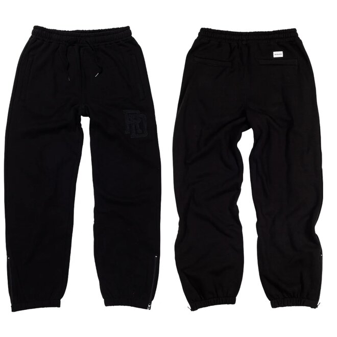 MONOGRAM FELT SWEATPANT BLACK/BLACK