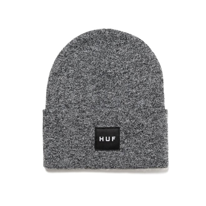 MELANGE BOX LOGO BEANIE BLACK