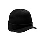 ONE STAR VISOR BEANIE BLACK