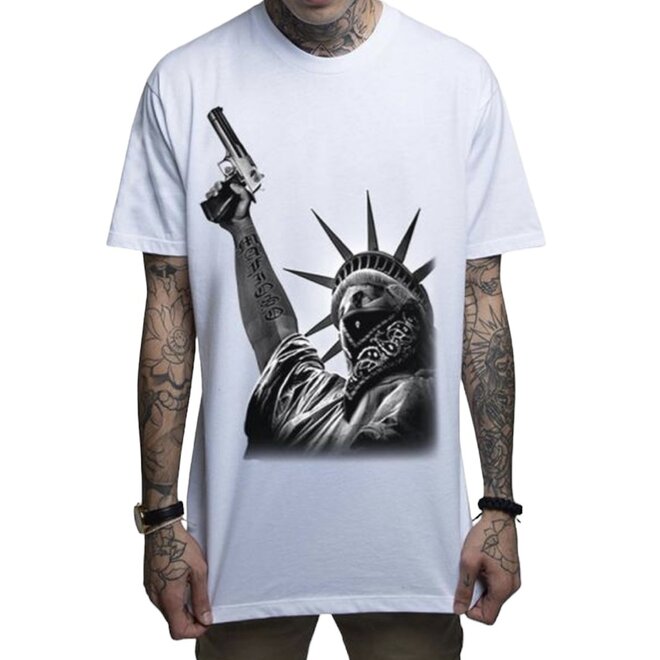 STICK UP SS TEE WHITE